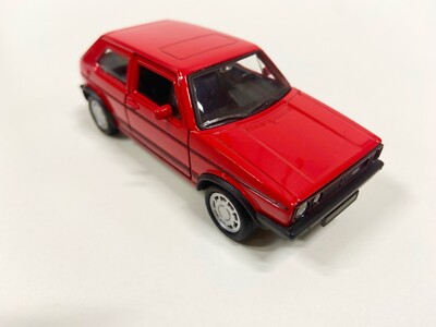 Welly 1:34-38 VW Golf I GTI rot mit Rückzugmotor 11,5cm Top Modellauto Klassiker