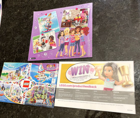 Lego Friends Instruction Booklets x 3
