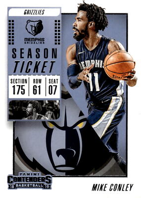 2018 Panini Contenders #60 Mike Conley ExNm | eBay