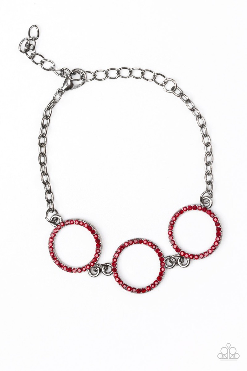 dress the part red bracelet Gorgeous Gold Bracelet - All Accessories