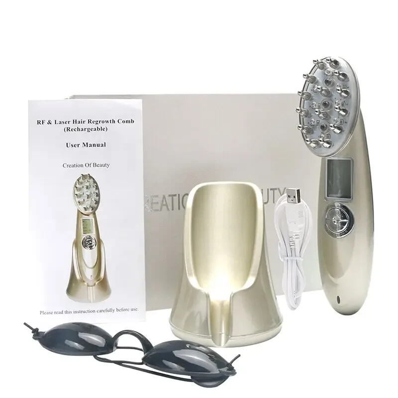 Peigne laser anti-chute électrique pour stimuler la repousse des cheveux
