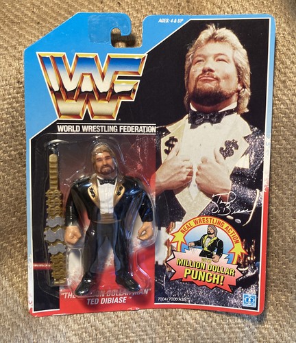Vintage WWF WWE Wrestler Blue Card Million Dollar ...