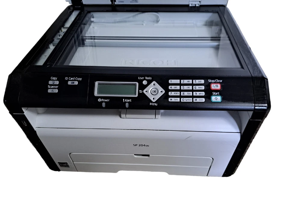 Ricoh Black/White SP 204SN All-In-One Laser Printer Not Tested Pre-Owned - Image 4 of 4