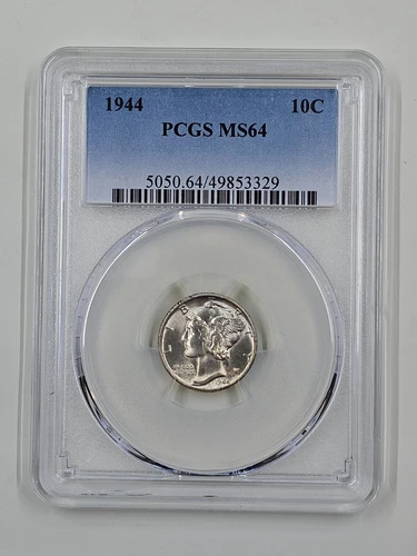 1944 10C PCGS MS64 Mercury Dime