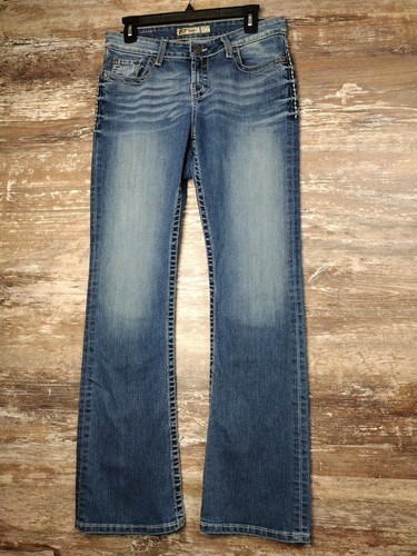 BKE Kate stretch blue denim jeans Label 