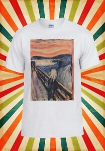 Edvard Munch The Scream Art Men Women Long Short Sleeve Baseball T Shirt 1715