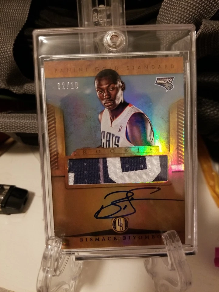 Bismack Biyombo RPA Gold Standard 2/10. Nasty Beautiful Rookie Auto. - Image 2 of 4