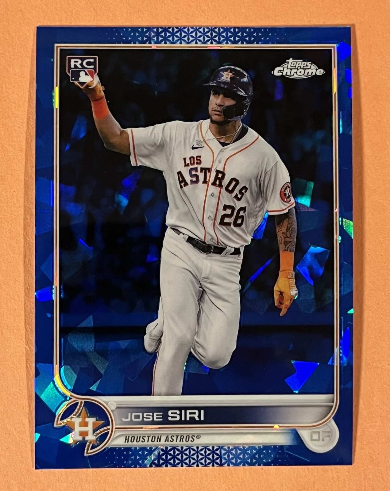Jose Siri 2022 Topps Chrome Sapphire RC #599 - Houston Astros