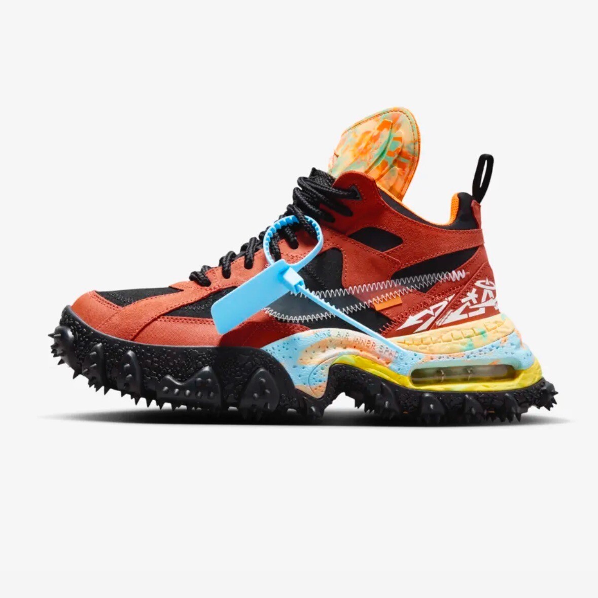 OFF WHITE X NIKE Nike Air Terra Forma X Off White Mantra Orange Tg 40
