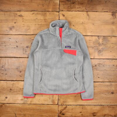 Vintage Patagonia Outdoorjacke M Snap T Polartec Fleece Grau Damen