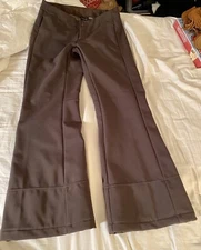 The North Face Womens Apex Soft Shell Ski Snowboard Pants M Brown EUC