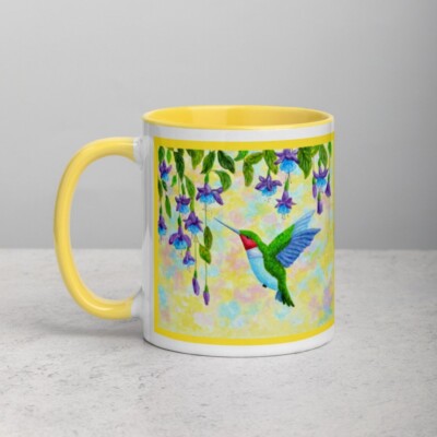 Hummingbird Coffee Mug, Printed Art, 11 oz | eBay