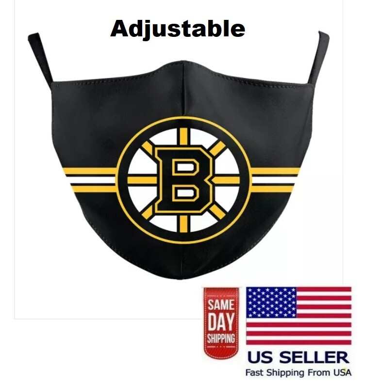 NHL Boston Bruins Set Di 3 Mascherine Per Il Viso 5051586117151 - Foto 7