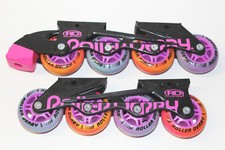 Roller Derby RD Falcon GTX Roller Blades Set Pink/Orange Wheels Trac Star
