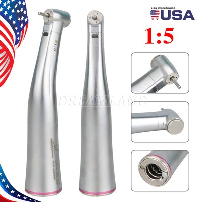 USA NSK Ti-MAX X95L Style Dental 1:5 Contra Angle LED Fiber Optic Handpiece