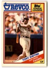 1988 Topps Revco League Leaders #1 Tony Gwynn San Diego Padres HOF