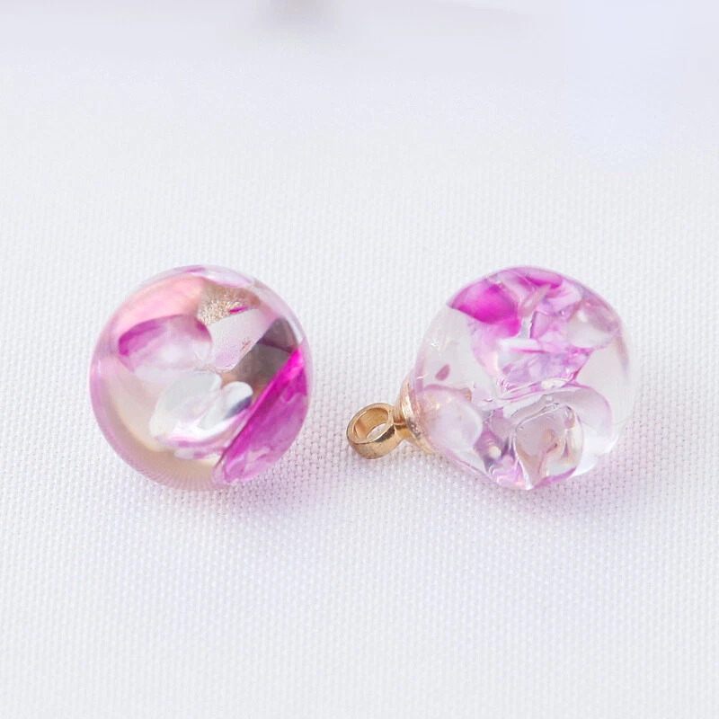 10Pcs 10mm Resin Ball Buttons with Metal Shank for Sewing Clothes DIY Craft - Image 2 of 4