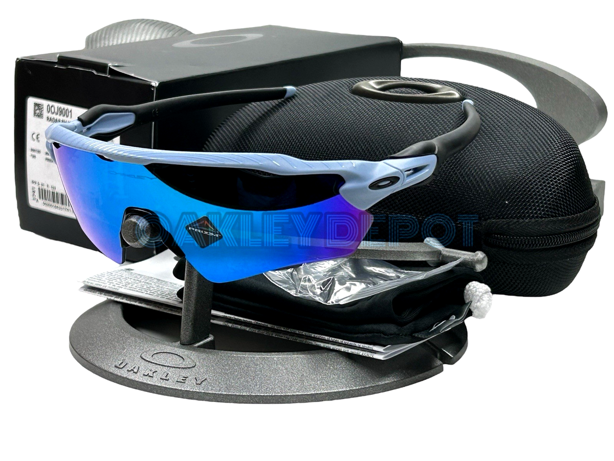✓🕶️ OAKLEY RADAR EV XS PATH 00J9001 STONE WASH/PRIZM SAPPHIRE