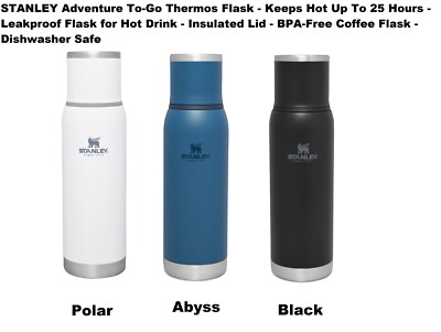 Stanley Adventure To-Go Thermos Flask Keeps Hot Up To 25 HRS Leakproof  Flask UK
