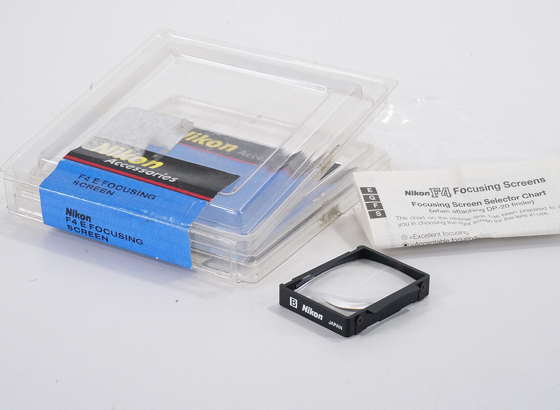 NIKON FOCUSING SCREEN B FOR F4/F4S, IN ORIGINAL PACKAGING