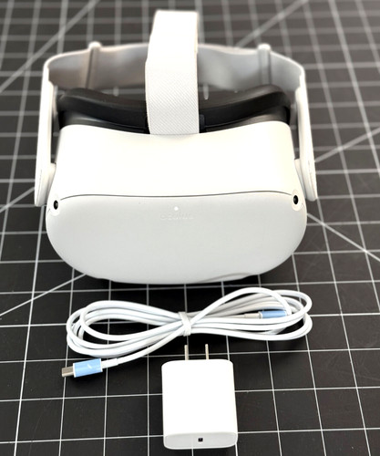 Excellent Working 128GB Meta Oculus Quest 2 Headset Only Plug @ Play replacement