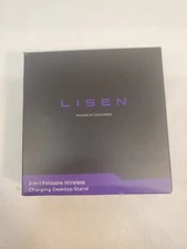 LISEN 3 in 1 Charging Station for Apple Devices Magsafe Wireless Charger Pad for