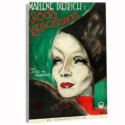 1934 The Scarlet Empress (Paramount) Swedish Movie Poster or Canvas Art Print