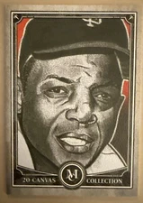 2020 Topps Museum Collection WILLIE MAYS Canvas Collection #CCR-31 GIANTS