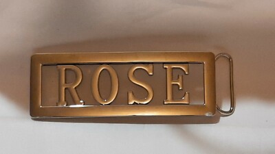 ROSE  Custom Personalized Name Belt Buckle -Put your name or word on Buckle
