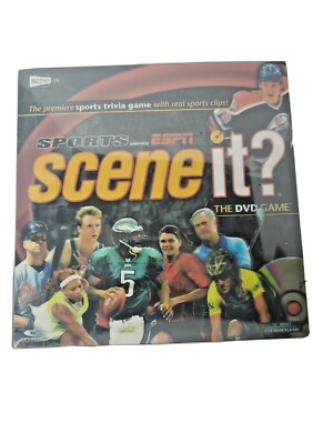 SPORTS SCENE IT! DVD GAME ESPN NFL NBA NHL MLB NEW FACTORY SEALED 