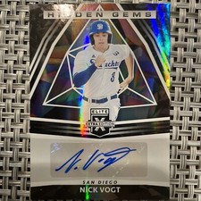 2022 Elite Extra Edition Baseball Hidden Gems Nick Vogt Auto