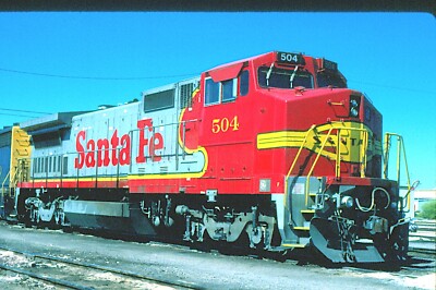 ATSF 504 B40-8W, Phoenix, AZ, 05/95; Kodachrome Original | eBay