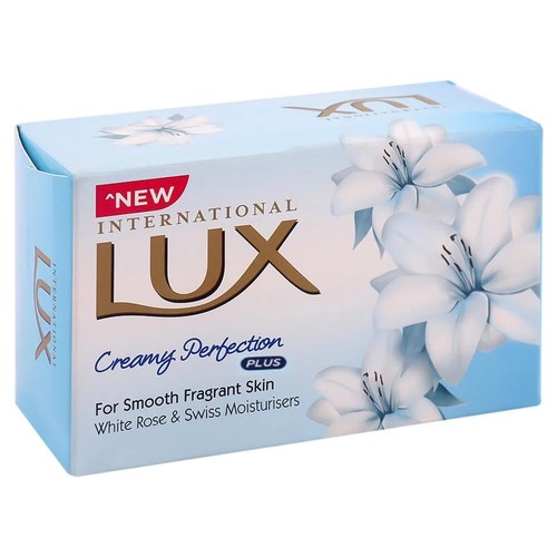 LUX Creamy Perfection Plus Bagno Body Bar Sapone Bagno Pelle Liscia Profumata 125 g
