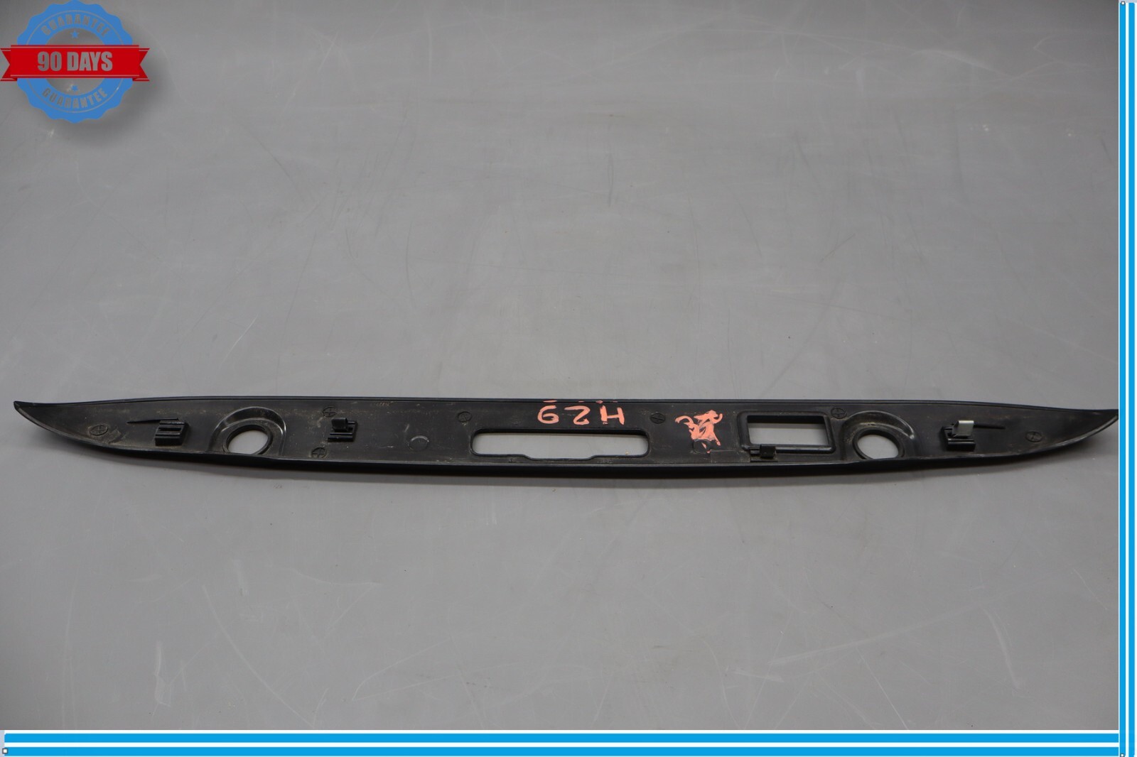 06-12 Bentley Continental Flying Spur Rear Trunk Tailgate Trim Cover Black Oem