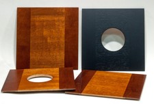 1 Wooden Lens Board 175 mm x 175 mm for ROC 10" x 12" Camera, made of Mahogany