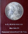 1900-O Morgan Silver Dollar BU in Paramount Coin Holder