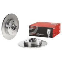 2X Brembo Bremsscheiben 249Mm Voll Hinten Passend FÜR CitroËN C3 C4 DS3 DS DS