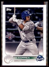 2022 Topps Pro Debut J.C. Correa Asheville Tourists #PD-66 3 Card Lot