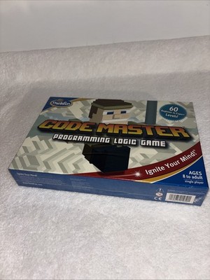 ThinkFun Code Master Programming Logic Game, 60 Levels, New Sealed,