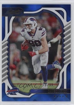 2022 Panini Absolute Blue Diamonds 78/99 Dawson Knox #26 18oq