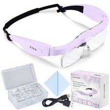 Magnifying Glass with Light, 0.75X-4.0X Magnifying Glasses, Rechargeable Head...
