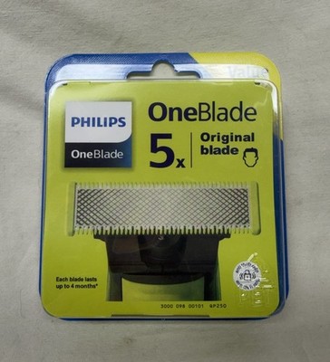 Philips OneBlade Original Replacement Blades QP250/50 Value 5 Pack New Sealed
