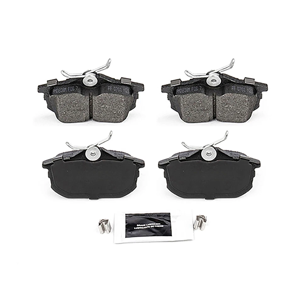 Rotores de freio dianteiro traseiro e pastilhas de freio para 2000 2001 2002 2003 2004 Volvo V40 - Imagem 3 de 4