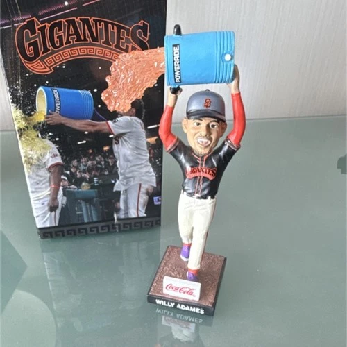 Coca-Cola Willy Adames Gigantes Bobblehead MLB Collectible Hard Plastic Baseball