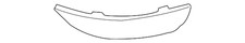 Genuine Volvo Reflector Panel 30744511