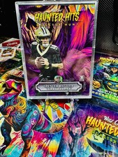 🔥2024 Spencer Rattler Haunted Hits Rookie /2 Haunted Skeleton Holo Saints🔥