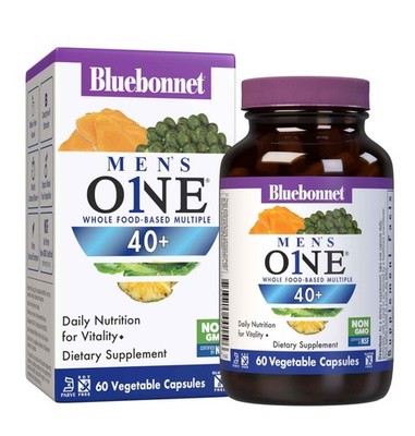 Bluebonnet Nutrition Mens' ONE 40+ Whole 60 Count (Pack of 1), No Color 