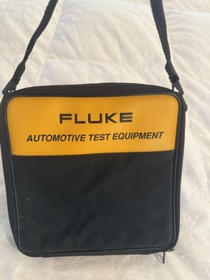 Fluke Black Fabric Tool Bag for Test Equipment, Soft Carry Case with Strap 