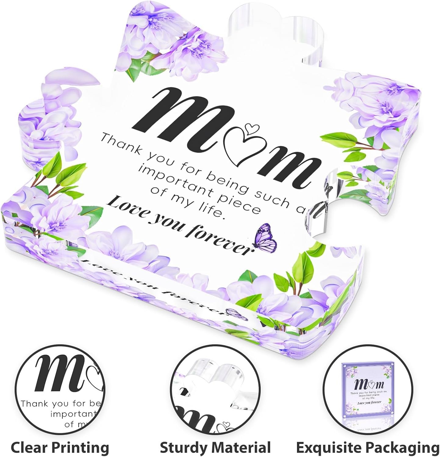 Gifts for Mom, Mothers Day from Husband Daughter Son, Birthday Women Wife Gifts