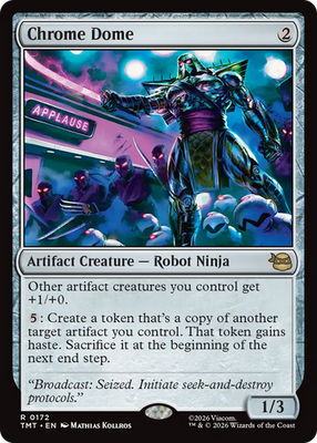 trlarch 2個 x1 Chrome Dome TMT Ninja Turtles MTG 172 M/NM 1x | eBay